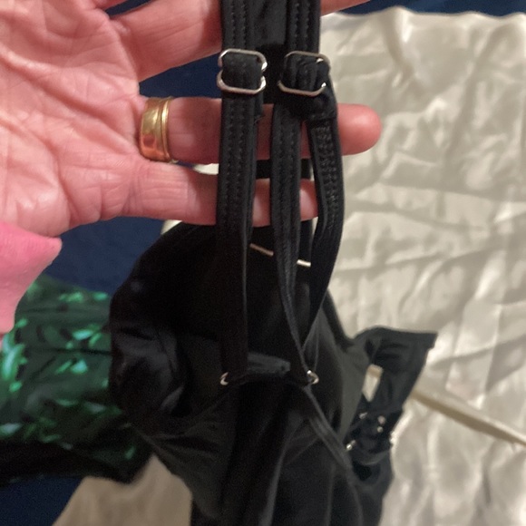 12CRAZY High Waisted Swimsuit Two Piece Ruffled Flounce Top Ruched Bottom XXL - Picture 10 of 12